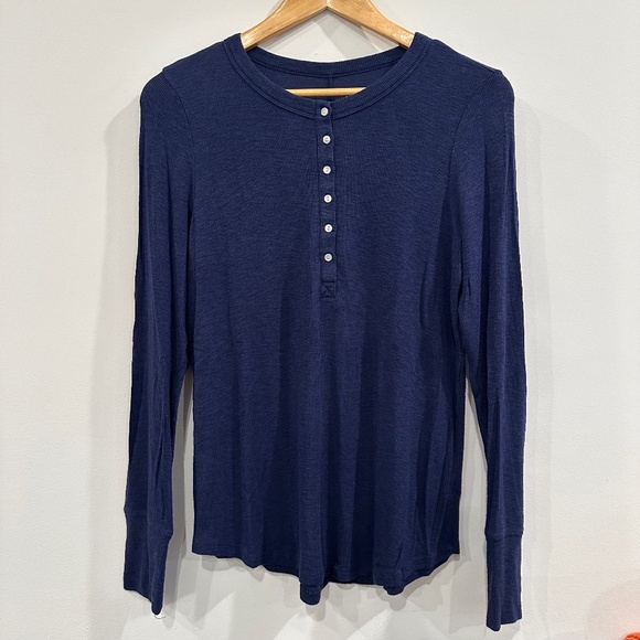 Aerie Real Soft Henley Shirt - Picture 1 of 3